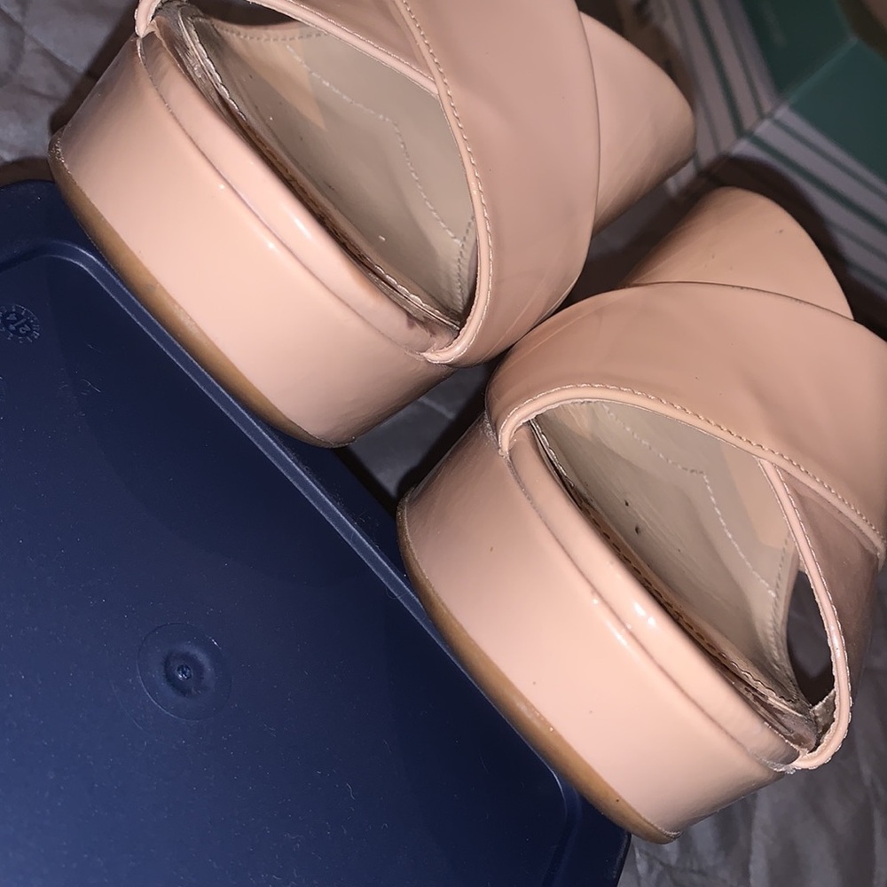 PRADA Wedge Sandal ~ Nude - Picture 8 of 17